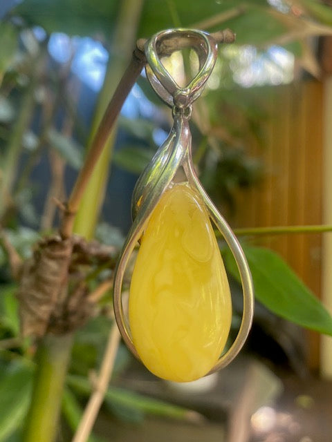 small  Amber Pendant
