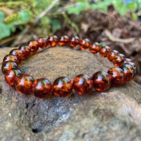 Amber Minimalist Men's Bracelet