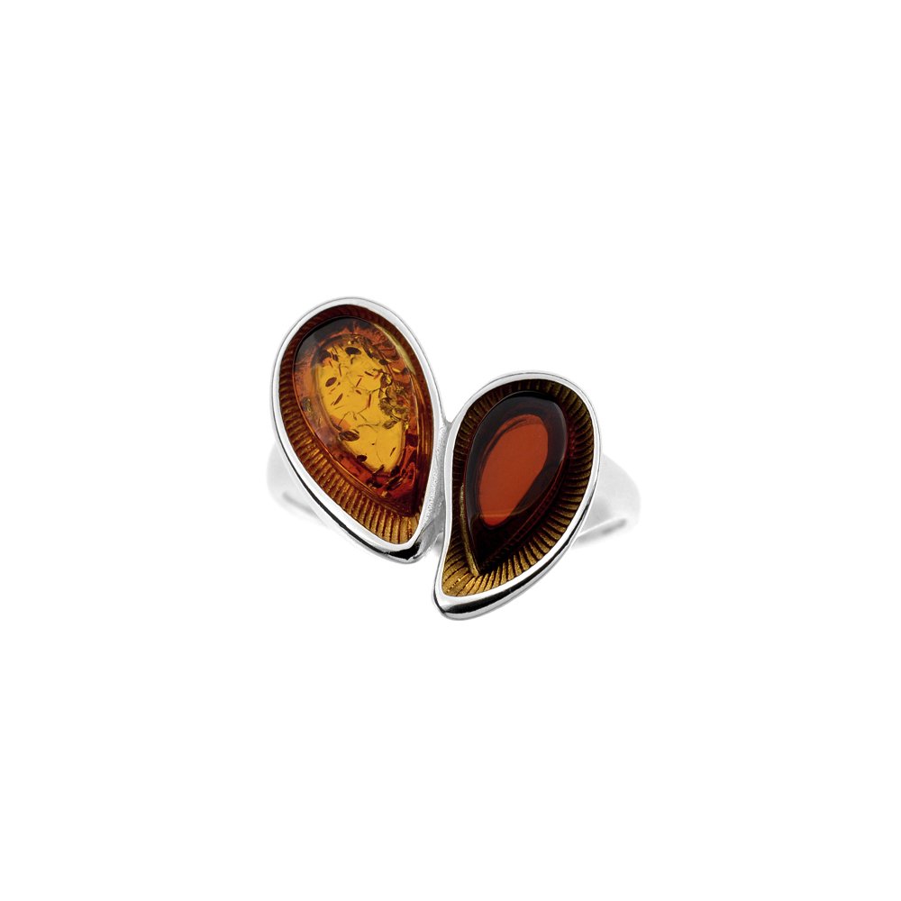 Cognac Amber Ring