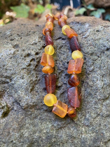 Raw Amber necklaces