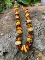 Load image into Gallery viewer, Mixed Amber necklace
