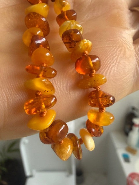 Toddler  Amber necklaces 36 cm - SALE