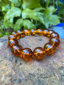 honey amber bracelet 
