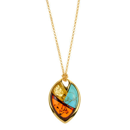 amber pendant 
