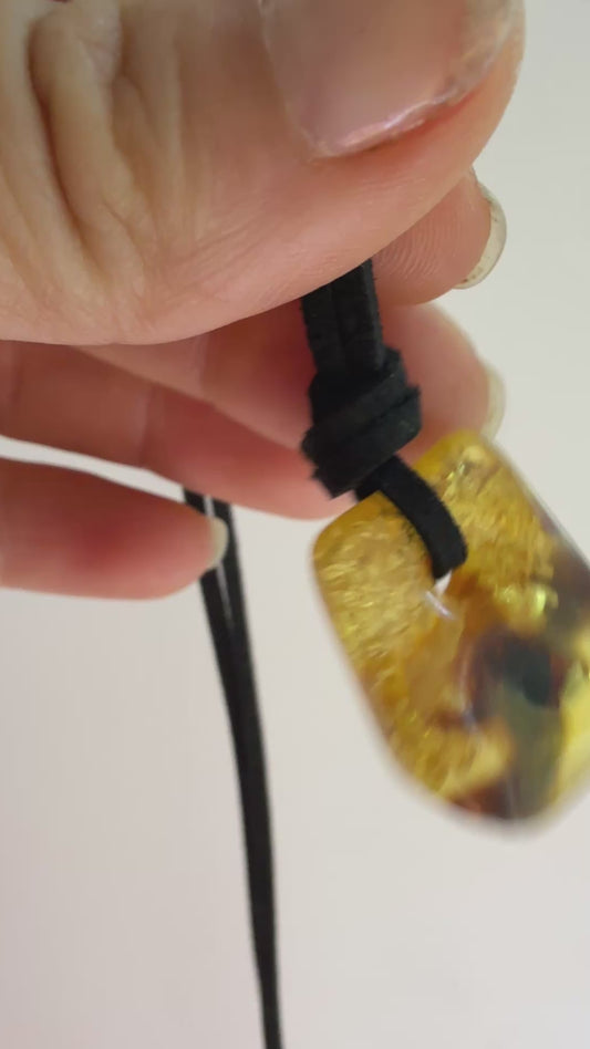 Men's Amber Necklace