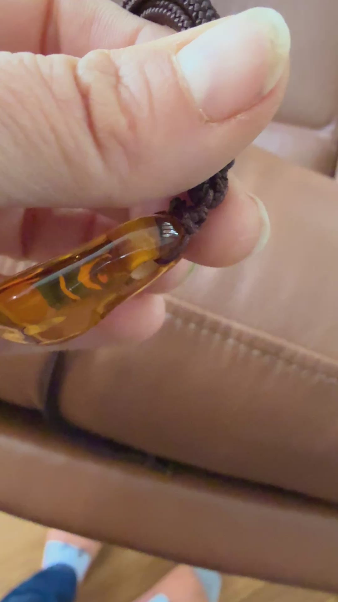 amber pendant video 