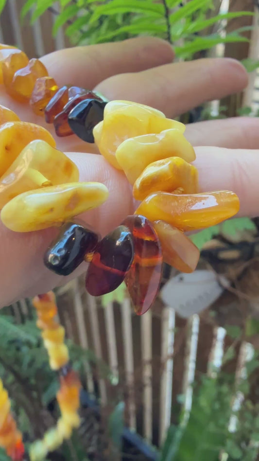Sun & Earth Long Amber Strand
