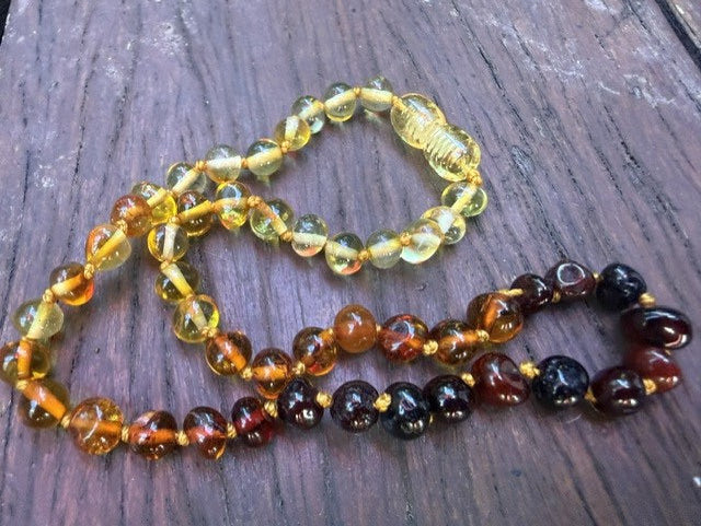 Rainbow Amber Necklace