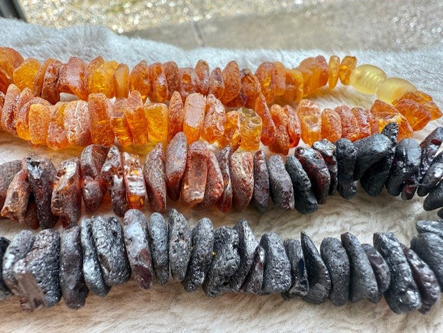Raw Rainbow AMBER NECKLACE