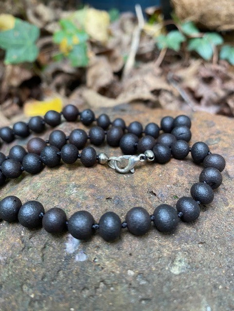 Cherry Raw Amber necklaces