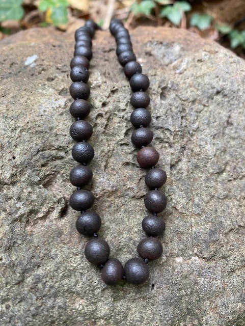 Cherry Raw Amber necklaces
