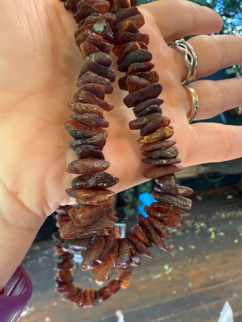 Raw Amber Necklace