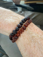 Load image into Gallery viewer, Raw Amber Men&#39;s Bracelet 8 mm
