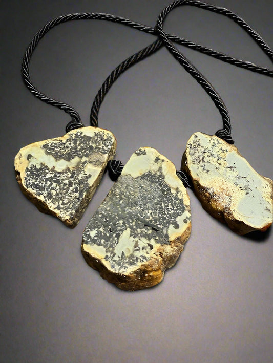 Massive Green Amber necklace