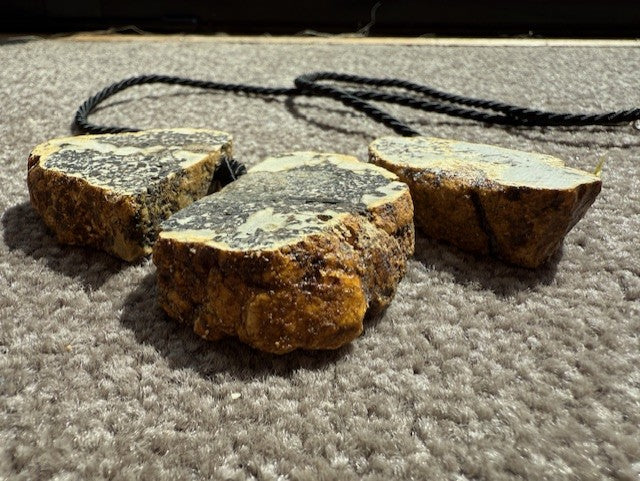 Massive Green Amber necklace