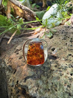 Load image into Gallery viewer, Cognac Amber Unique Ring
