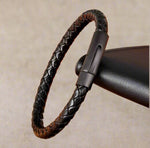 Load image into Gallery viewer, Men&#39;s leather rope bracelet
