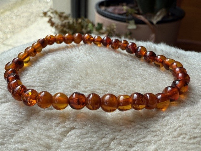 Small Beads Amber Bracelet