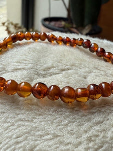 Small Beads Amber Bracelet