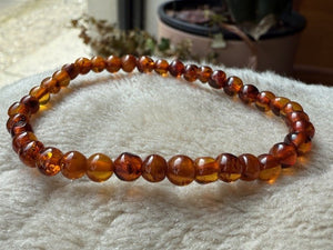 Small Beads Amber Bracelet
