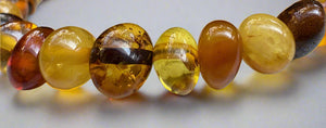 Adjustable Amber Anklet