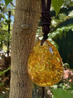 Load image into Gallery viewer, Men&#39;s Amber Stone Necklace
