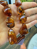 Load image into Gallery viewer, Statement  Amber Necklace
