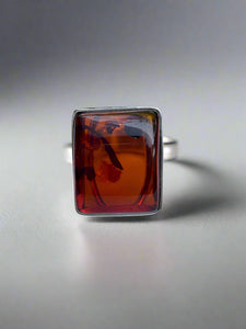 Cherry Amber ring