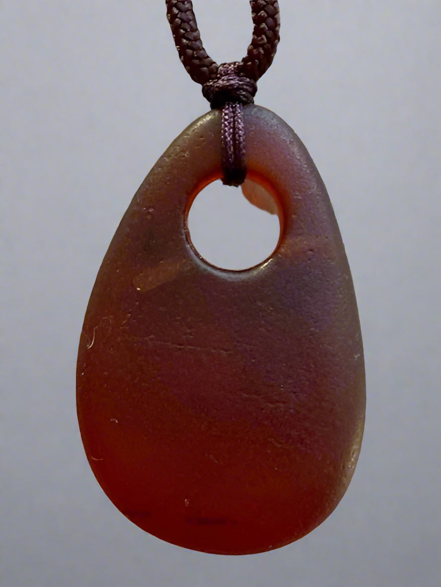 Natural Raw Amber Pendant – Organic Good Luck Charm