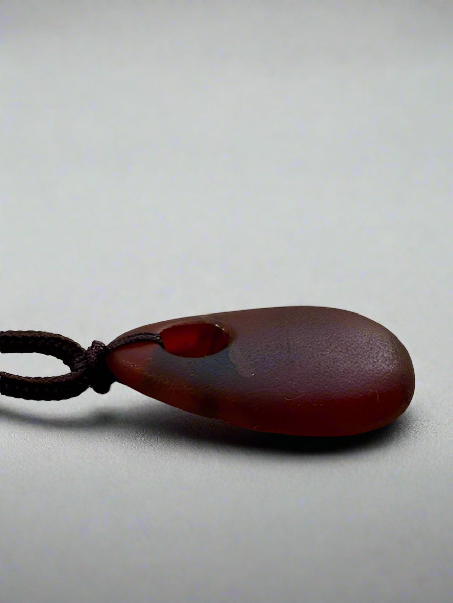 Natural Raw Amber Pendant – Organic Good Luck Charm