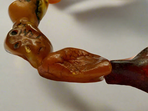 Drops Baltic Amber Men's Bracelet