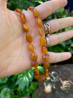 Load image into Gallery viewer, Vintage Oval Amber necklace
