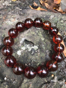 Cherry AMBER BRACELET 12 MM- pre order - Amber House 