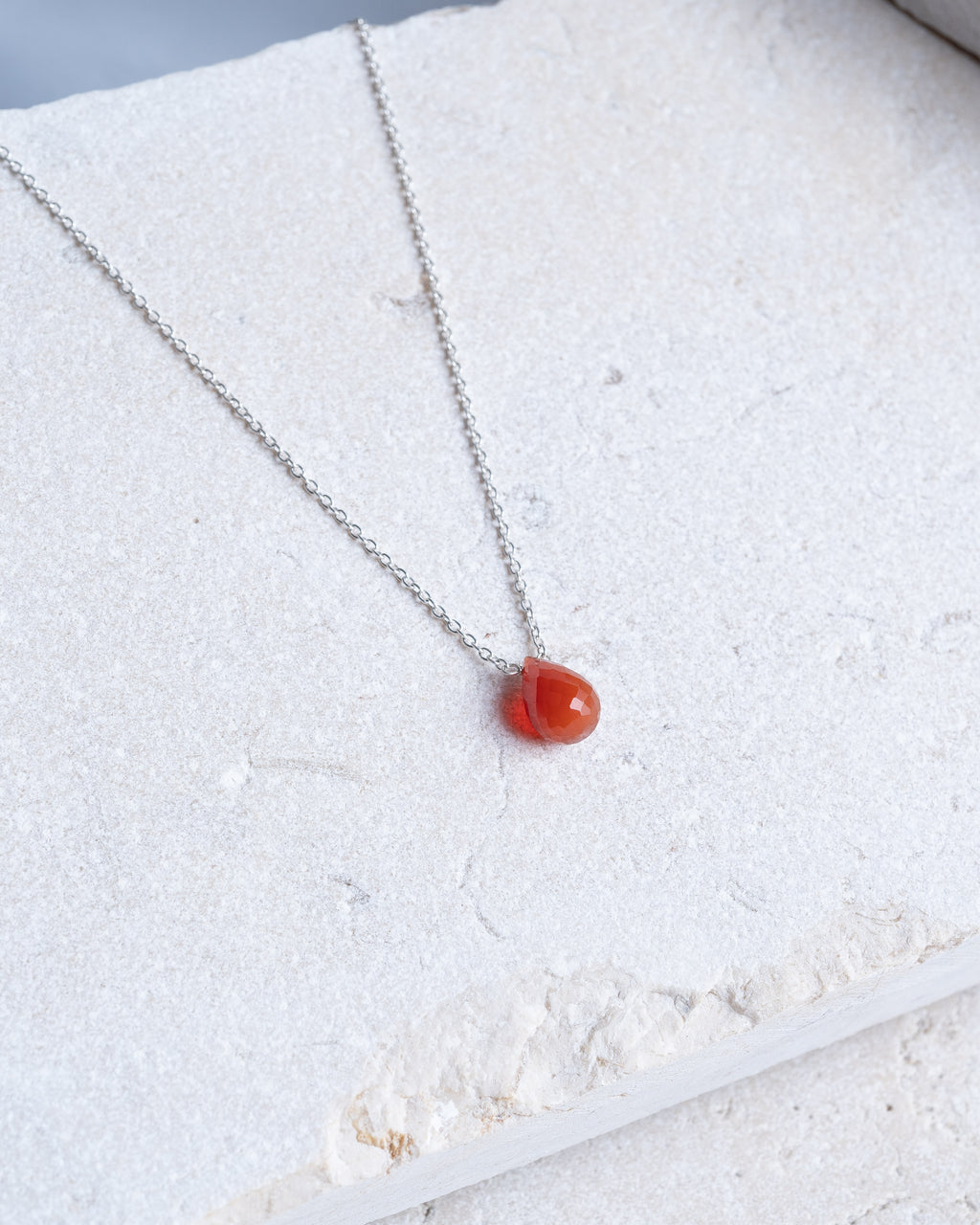 Red Onyx Necklace - Amber House 