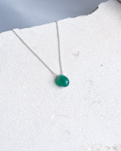 Green Onyx Necklace - Amber House 