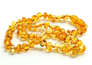 Lemon Amber Necklace - Amber House 