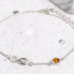 Load image into Gallery viewer, Sterling Silver Bracelet- Infinity Bracelet - Amber House 
