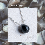 Load image into Gallery viewer, Black Onyx Necklace - Amber House 
