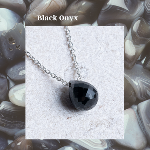 Black Onyx Necklace - Amber House 