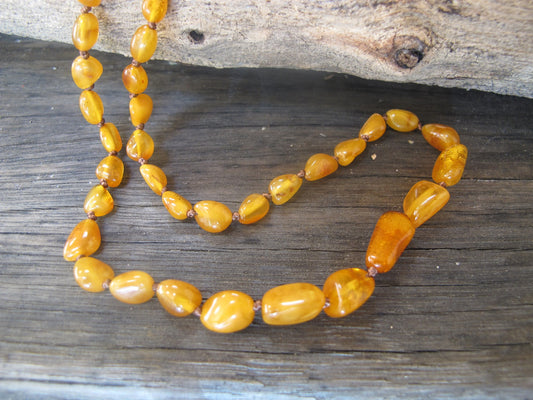 Dark Butterscotch Adult Necklace - Amber House 