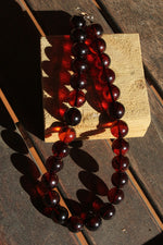 Load image into Gallery viewer, Cherry Amber Necklace 16 mm - Amber House 
