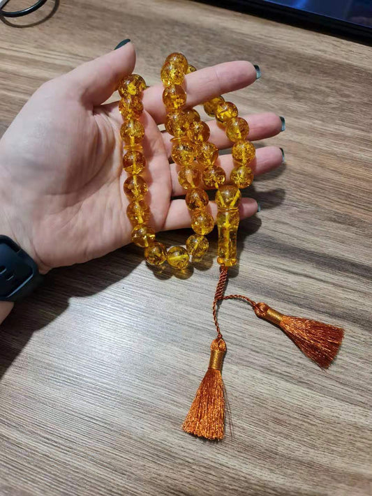 Baltic Amber beads Antique Tasbih Beads - pre order - Amber House 