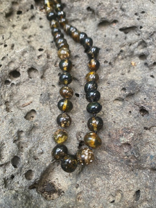 Green Amber Necklace - Amber House 