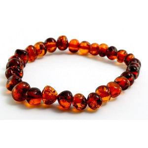 cognac adult amber bracelet 