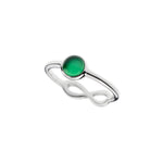 Load image into Gallery viewer, Agate Ring with Infinity symbol at the back - Amber House 
