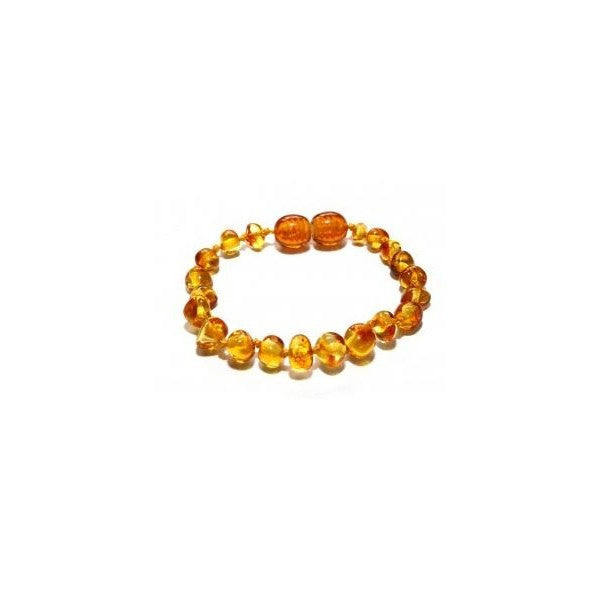 HONEY ROUND BALTIC AMBER BRACELET / ANKLET - Amber House 
