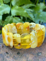 Load image into Gallery viewer, Unique White Amber Bracelet - Amber House 
