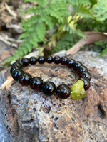 Load image into Gallery viewer, Amber and Peridot Bracelet ( August Birthstone) - Amber House 

