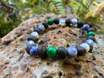 Load image into Gallery viewer, Cherry Raw Amber with jasper and Howlite - Amber House 
