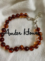 Load image into Gallery viewer, Amber Bracelet with silver clasp - Amber House 

